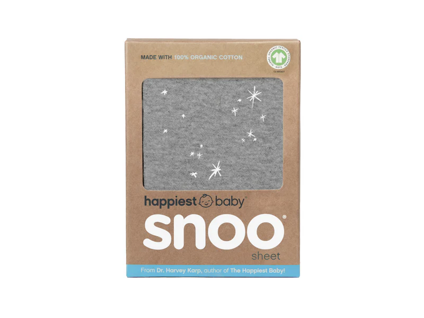 100% Organic Cotton SNOO Baby Cot Fitted Sheet