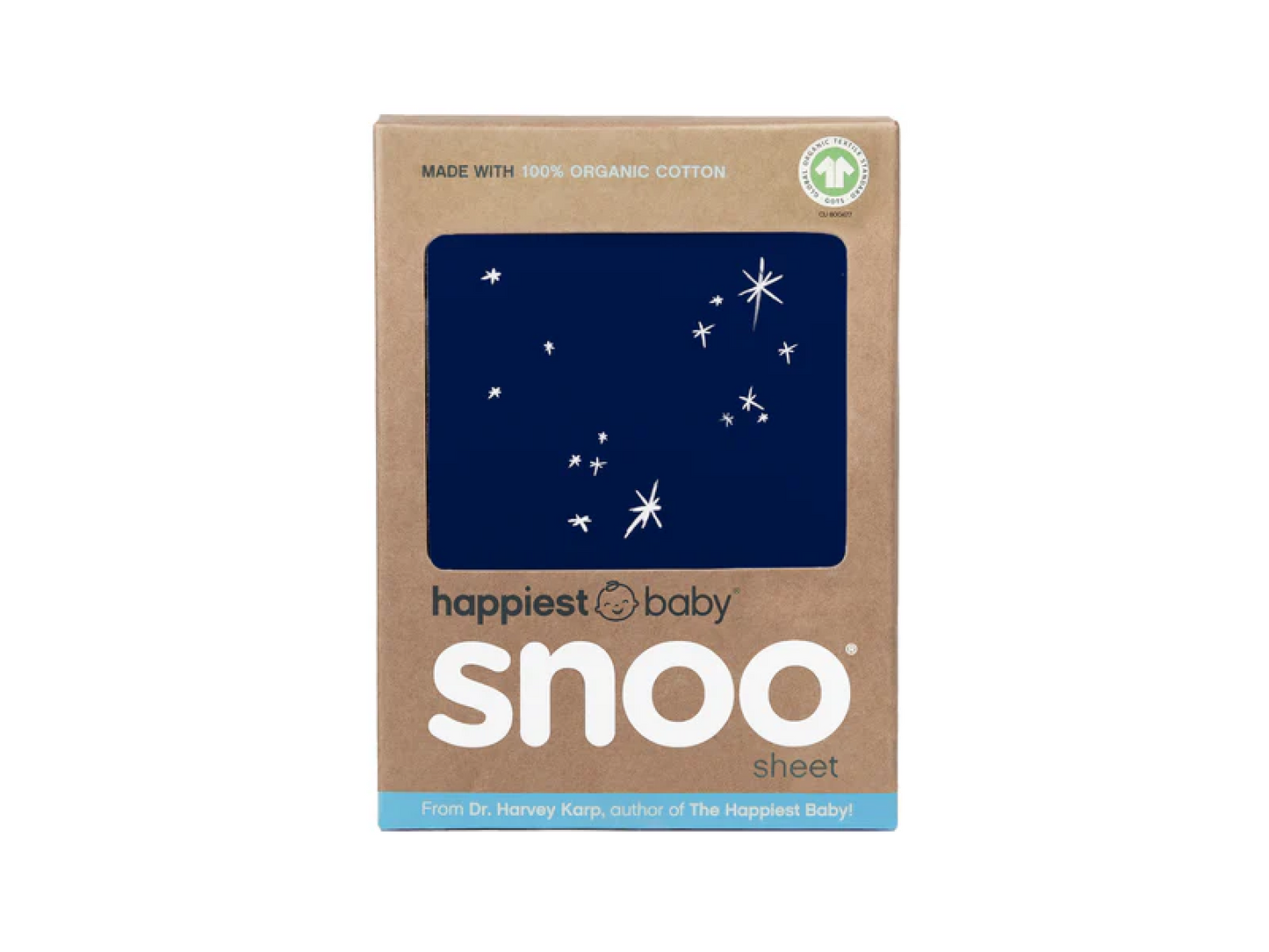 100% Organic Cotton SNOO Baby Cot Fitted Sheet