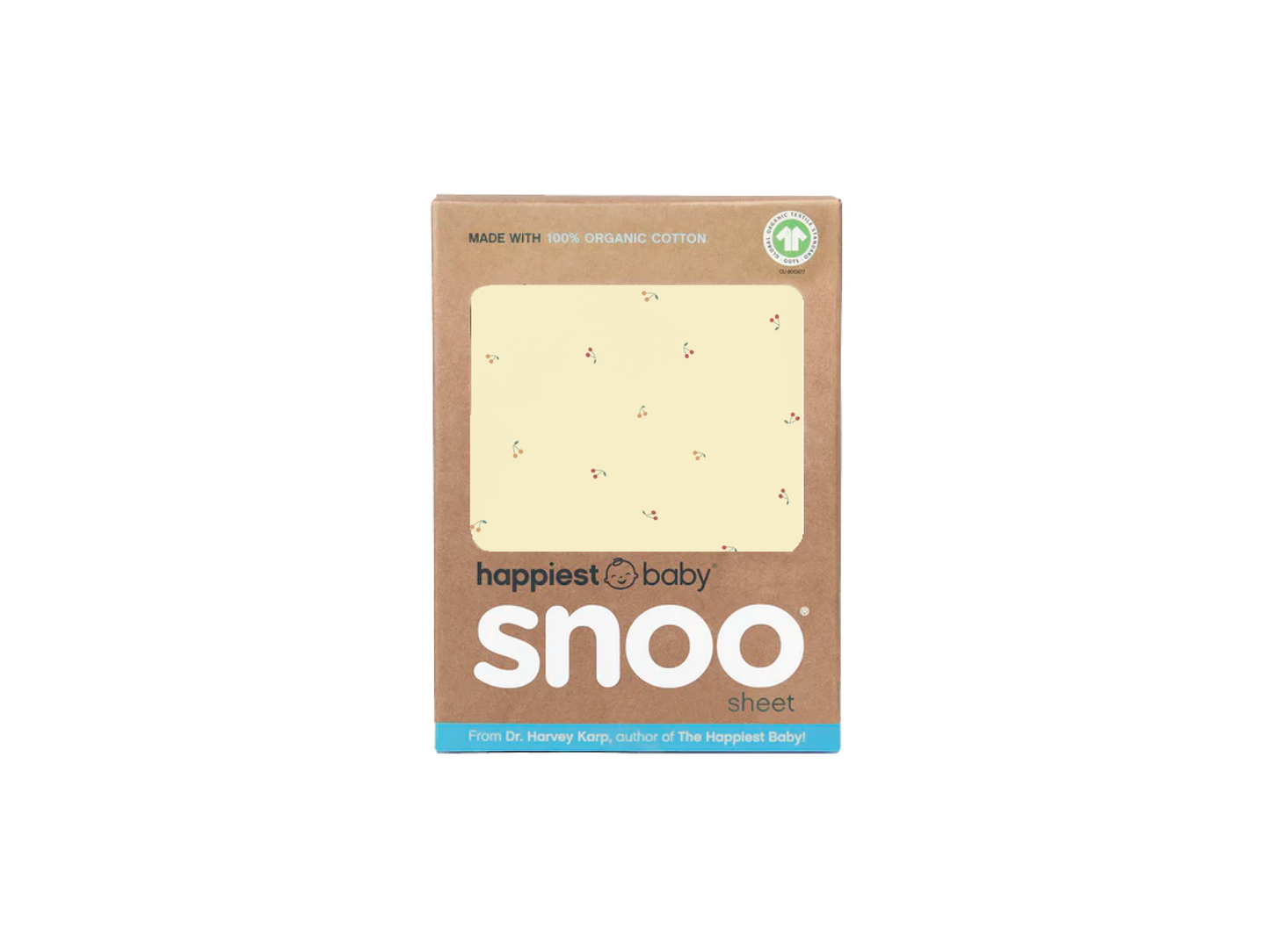 100% Organic Cotton SNOO Baby Cot Fitted Sheet